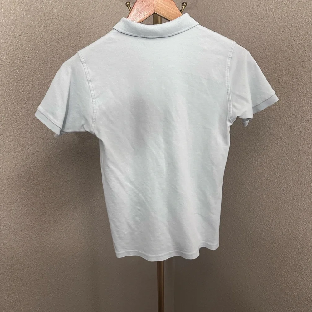 The Beaufort Bonnet Company Pale Blue Polo with Gold Embroidered Logo - Picture 4 of 4